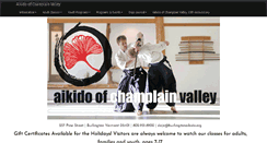 Desktop Screenshot of aikidovt.org