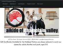 Tablet Screenshot of aikidovt.org